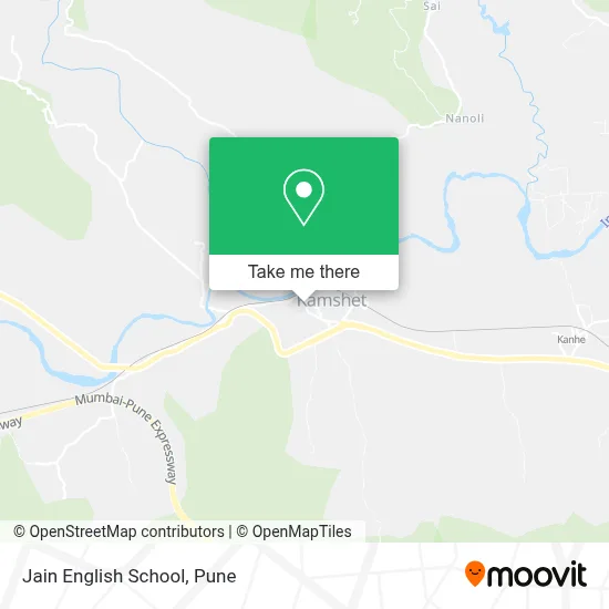 Jain English School map
