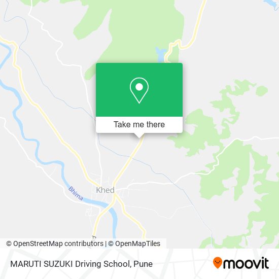 MARUTI SUZUKI Driving School map