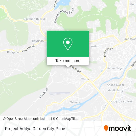 Project Aditya Garden City map