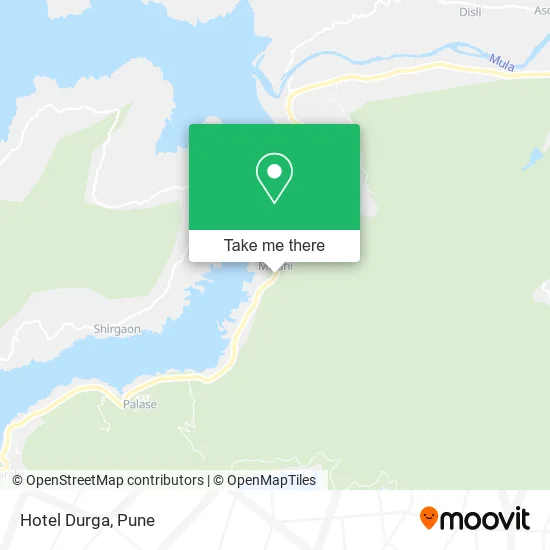 Hotel Durga map