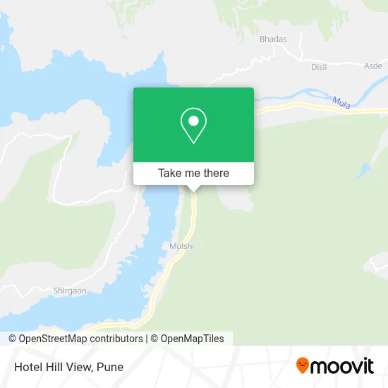 Hotel Hill View map