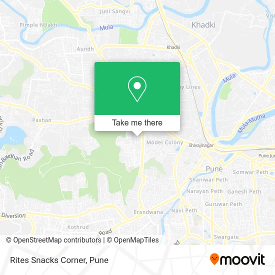 Rites Snacks Corner map