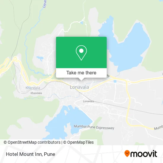 Hotel Mount Inn map