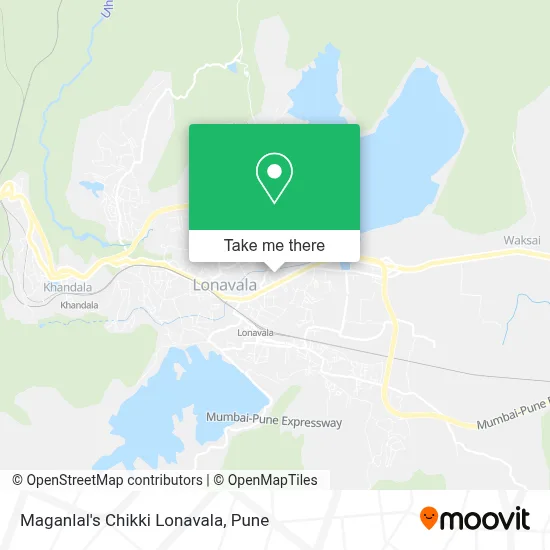 Maganlal's Chikki Lonavala map