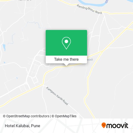 Hotel Kalubai map