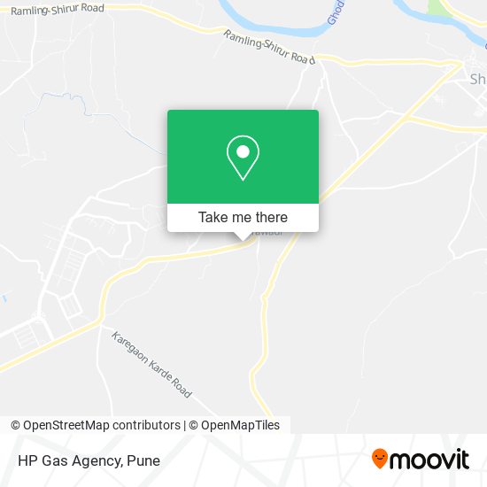 HP Gas Agency map