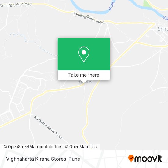 Vighnaharta Kirana Stores map