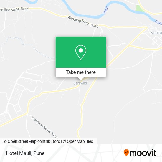 Hotel Mauli map