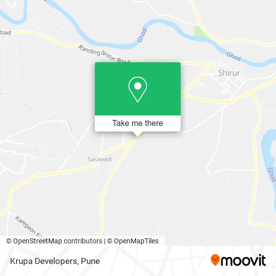 Krupa Developers map