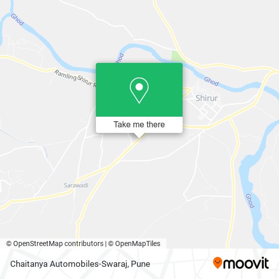 Chaitanya Automobiles-Swaraj map