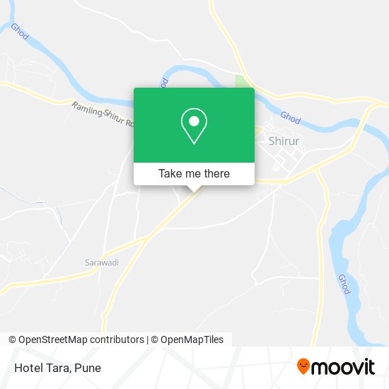 Hotel Tara map