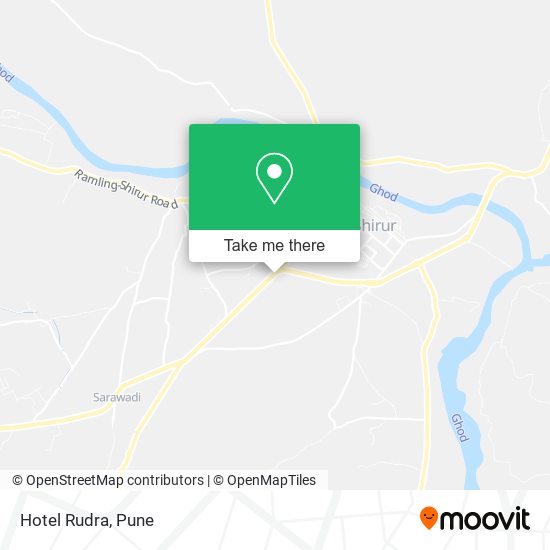 Hotel Rudra map