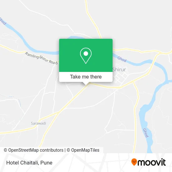 Hotel Chaitali map