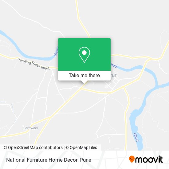 National Furniture Home Decor map