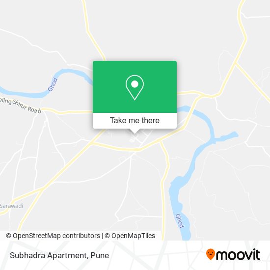 Subhadra Apartment map