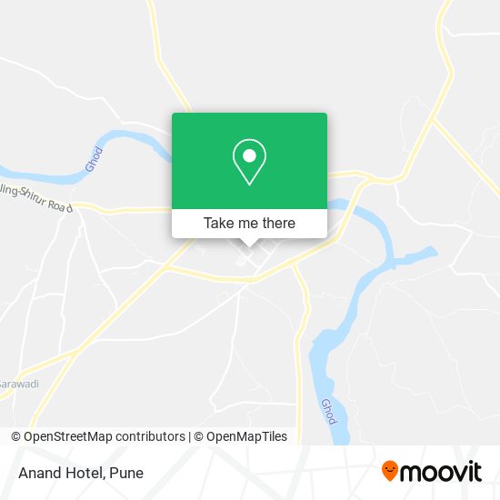 Anand Hotel map