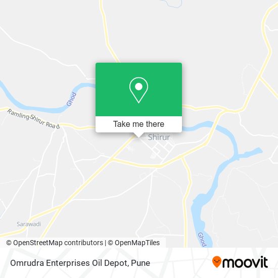 Omrudra Enterprises Oil Depot map