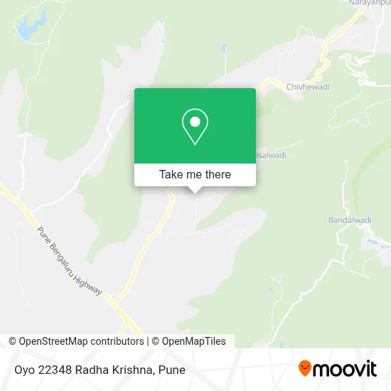 Oyo 22348 Radha Krishna map