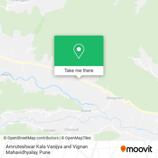 Amruteshwar Kala Vanijya and Vignan Mahavidhyalay map