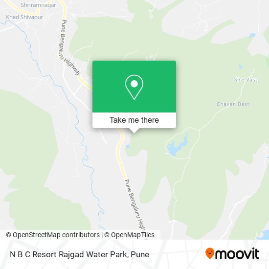 N B C Resort Rajgad Water Park map