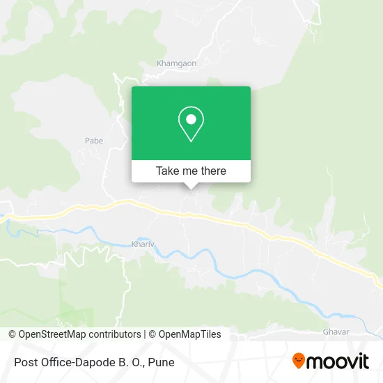 Post Office-Dapode B. O. map