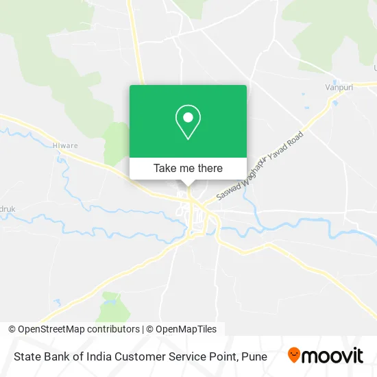 State Bank of India Customer Service Point map