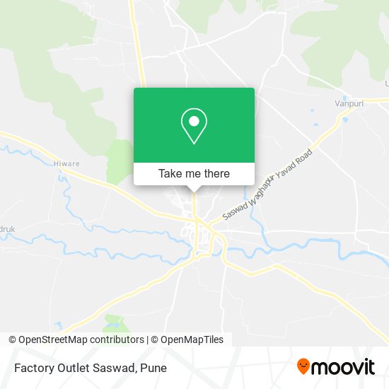 Factory Outlet Saswad map