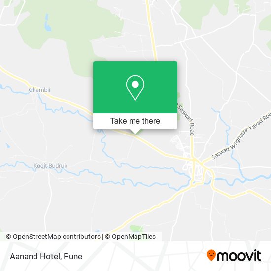 Aanand Hotel map