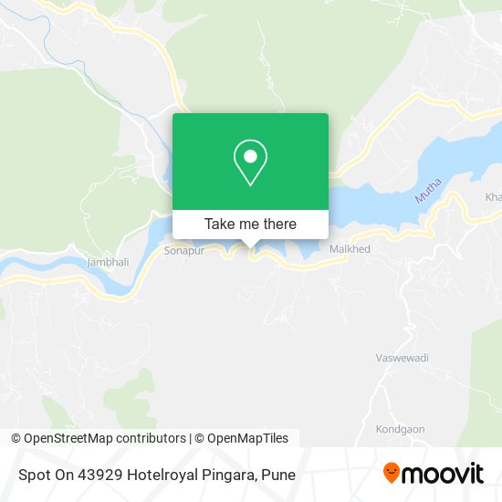 Spot On 43929 Hotelroyal Pingara map