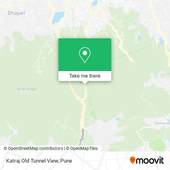 Katraj Old Tunnel View map