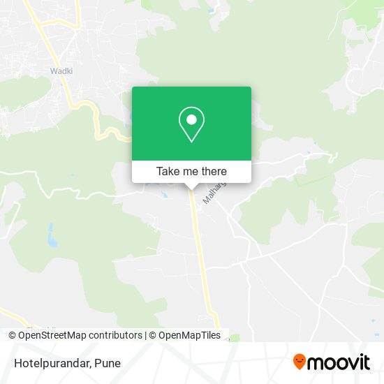 Hotelpurandar map