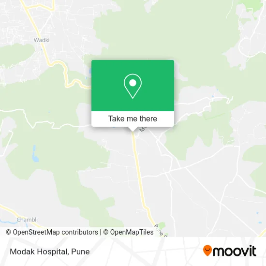 Modak Hospital map