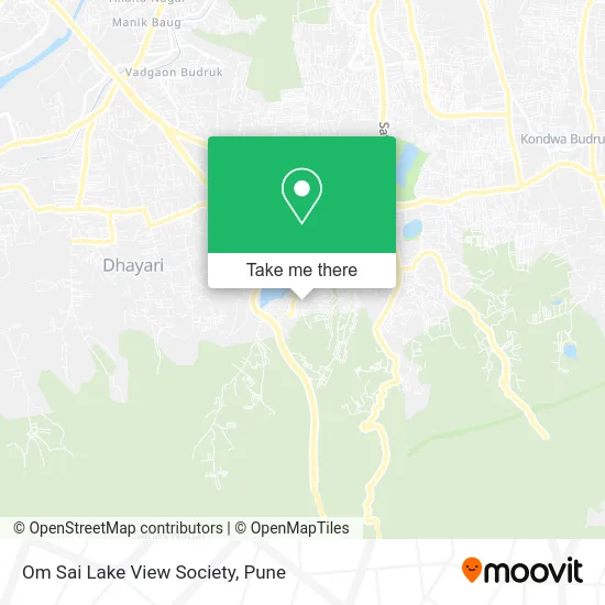 Om Sai Lake View Society map