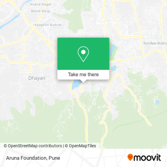 Aruna Foundation map