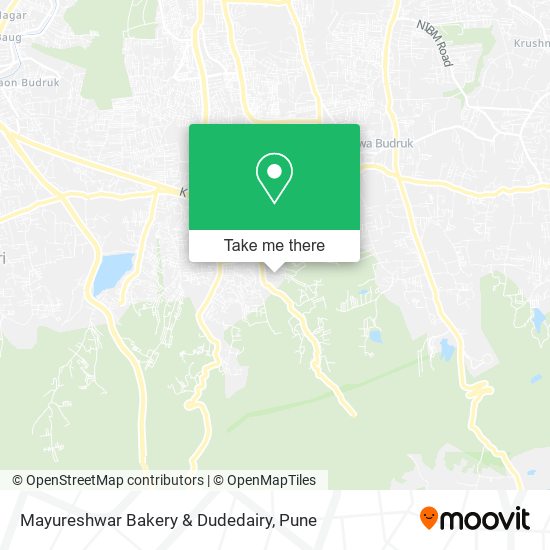 Mayureshwar Bakery & Dudedairy map