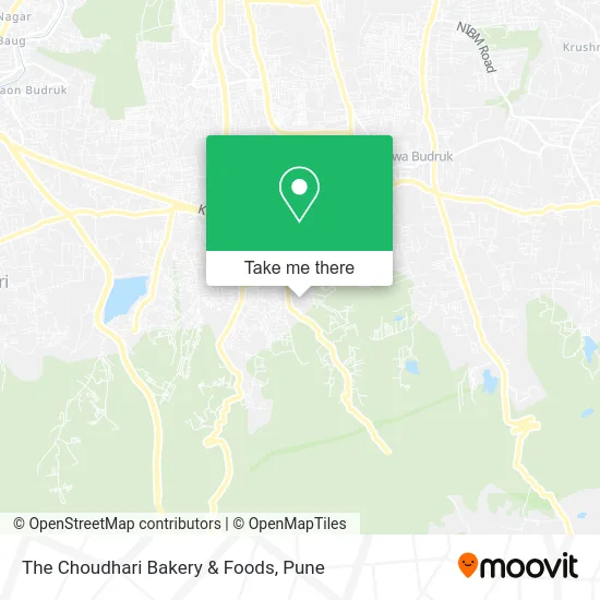 The Choudhari Bakery & Foods map