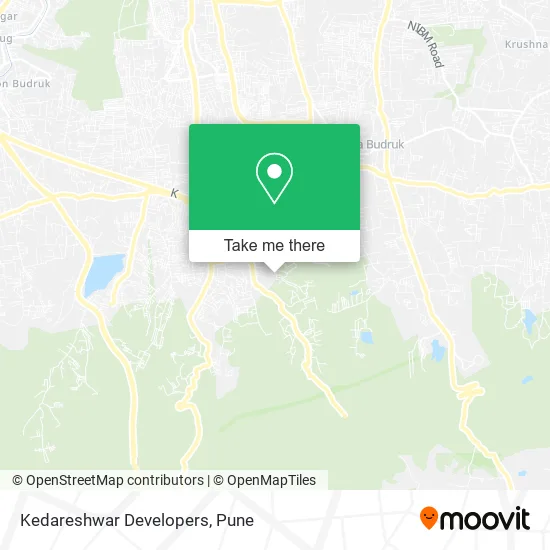 Kedareshwar Developers map