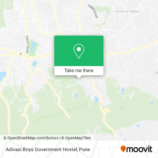Adivasi Boys Government Hostel map