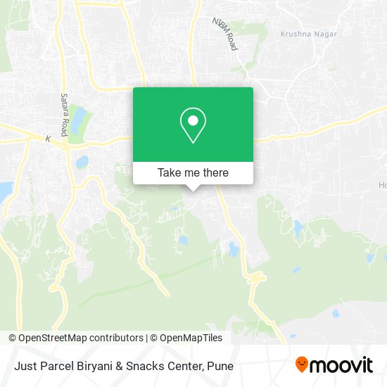 Just Parcel Biryani & Snacks Center map