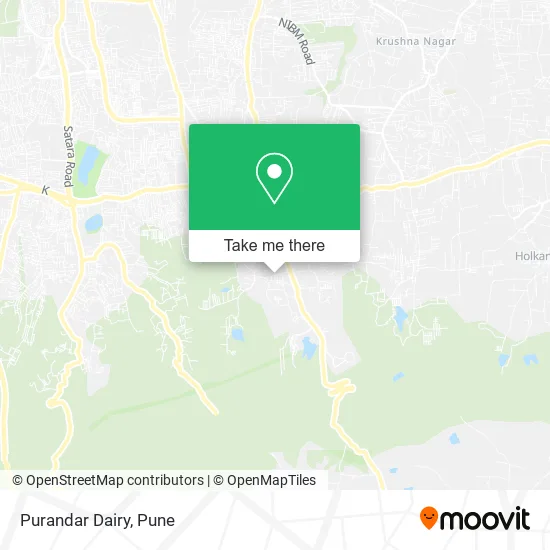 Purandar Dairy map