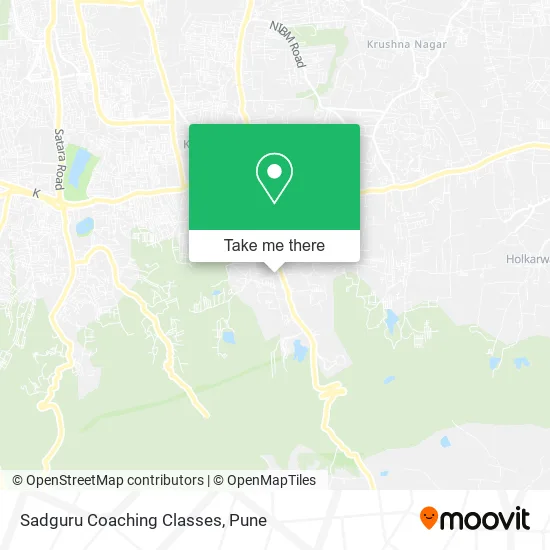 Sadguru Coaching Classes map