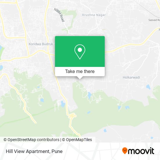 Hill View Apartment map