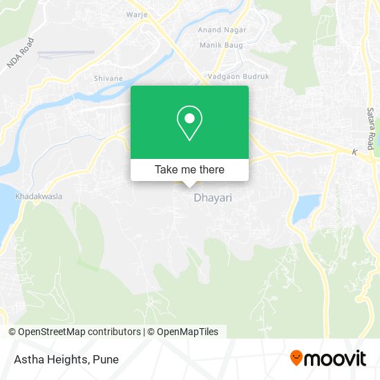 Astha Heights map