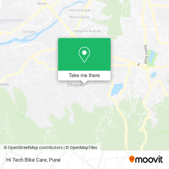 Hi Tech Bike Care map