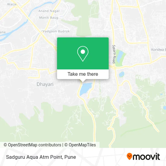 Sadguru Aqua Atm Point map
