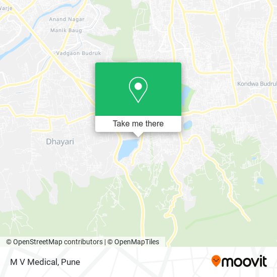 M V Medical map