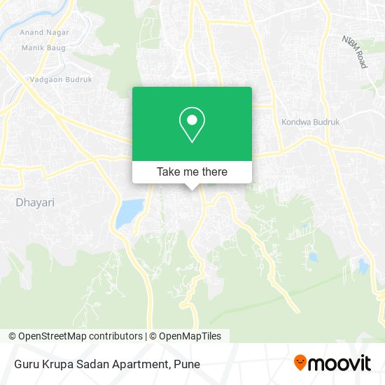 Guru Krupa Sadan Apartment map