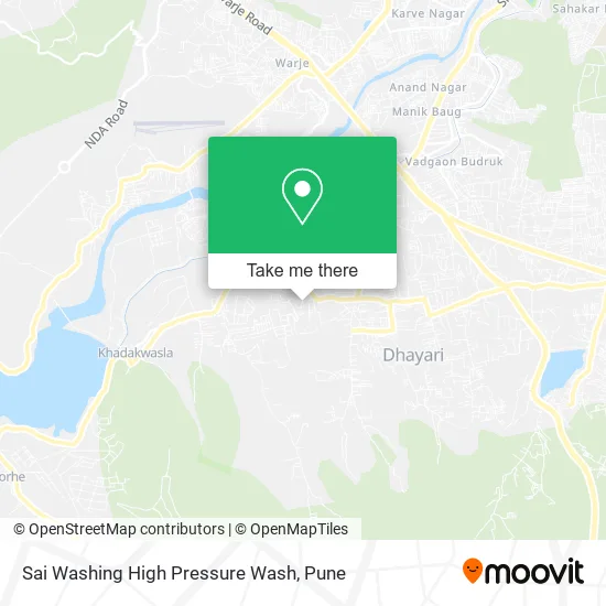 Sai Washing High Pressure Wash map