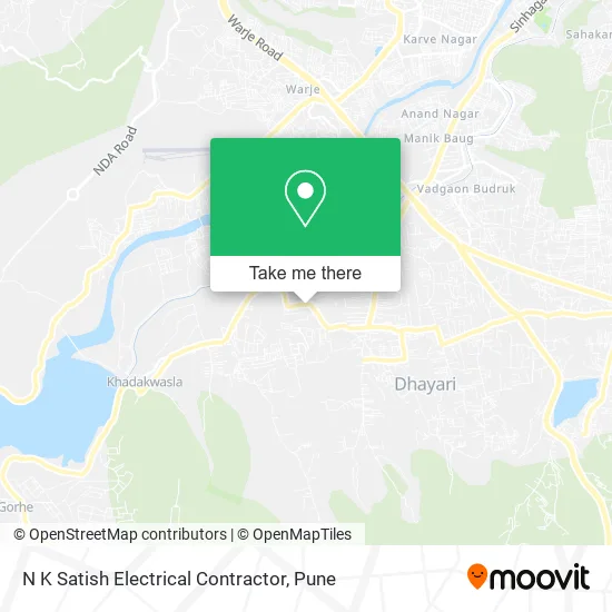 N K Satish Electrical Contractor map