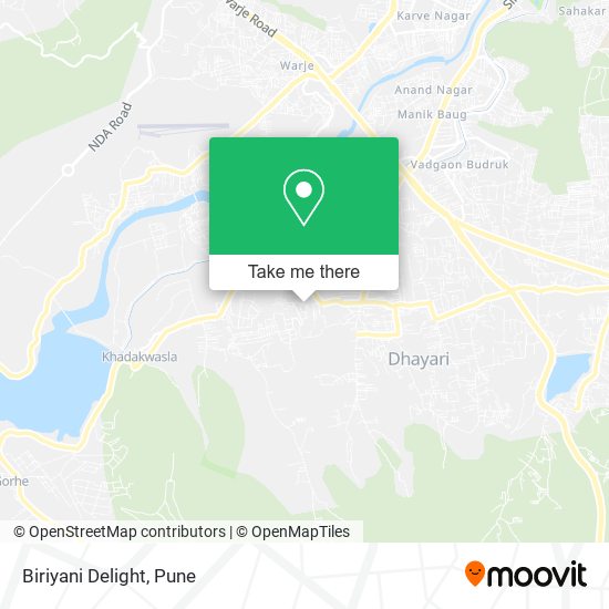 Biriyani Delight map